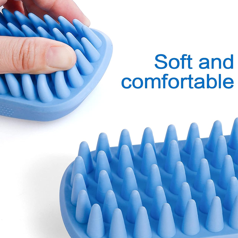 OEM Silicone Dog Shower Brush for Dog Bath Suppliers2