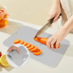 Custom Foldable Silicone Cutting Board for Kitchen Chopping Usage Manufacturers3