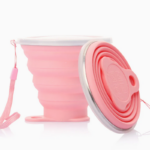 Custom Logo Silicone Reusable Collapsible Coffee Cups for Travel Applications1