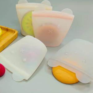 High Quality Silicone Food Storage Bag with Custom Design Factory1