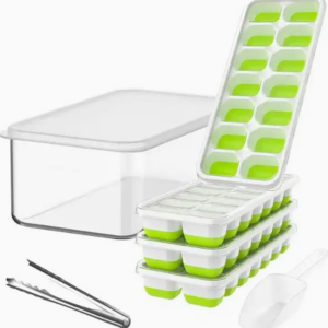 High Quality Silicone Square Ice Cube Trays with Custom Logo Manufacturing5