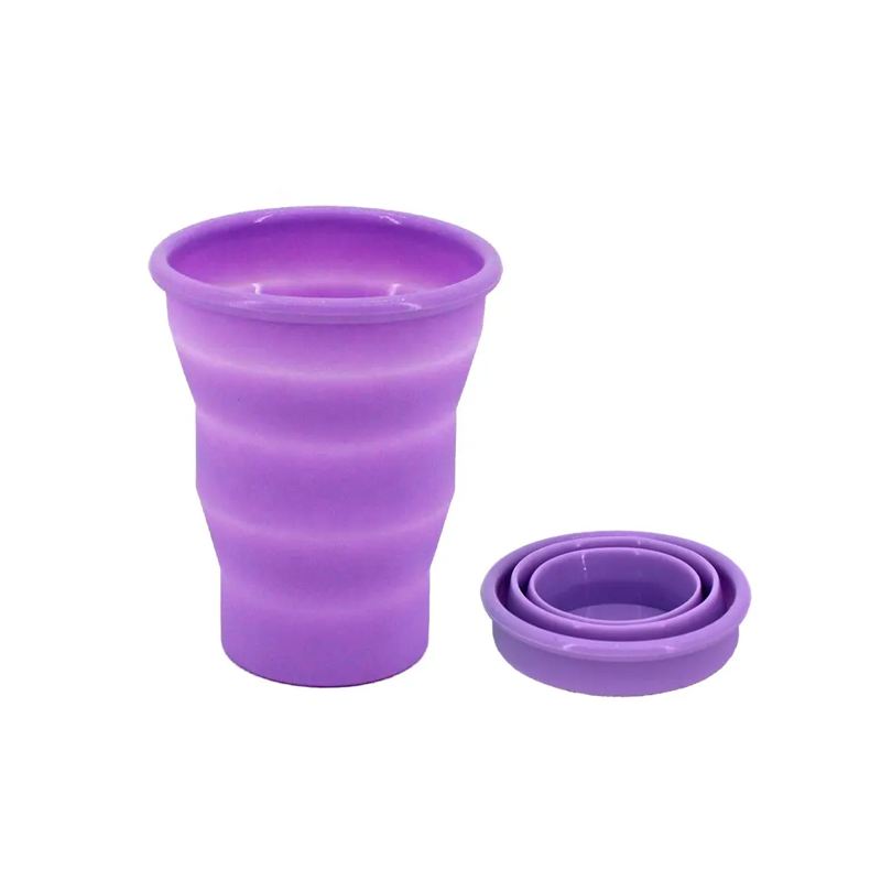 Reusable Portable Silicone Water Cup with Custom Logo Suppliers4
