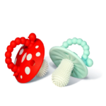 Customized BPA Free Mushroom Silicone Teether for Infants Care Solution In Bulk Order1