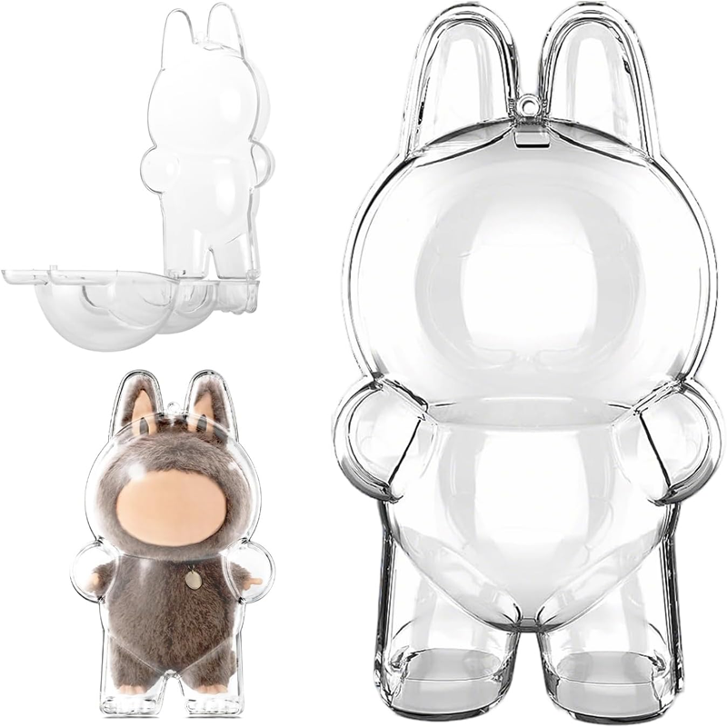 Elevate Your Labubu Macaron Series with Custom ABS Clear Protective Cases from Factory to Shelf6