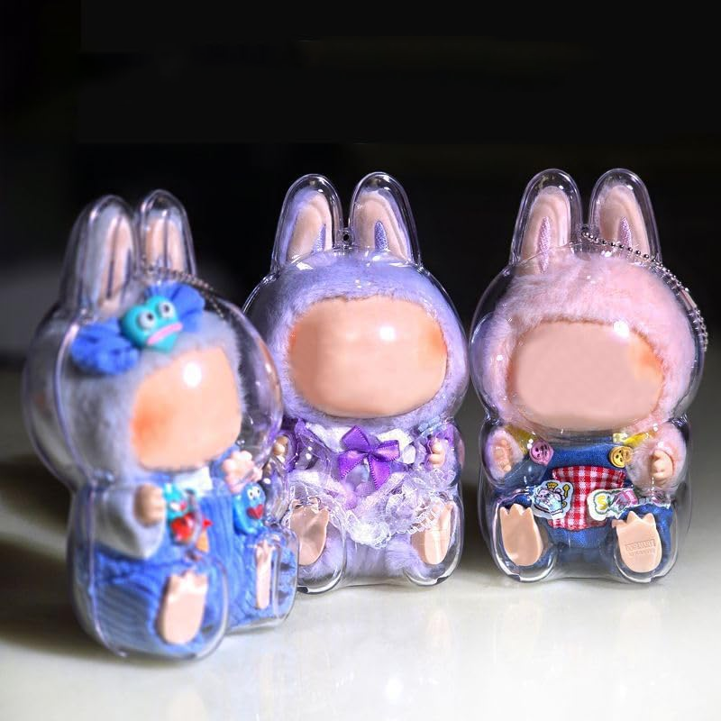 Elevate Your Labubu Macaron Series with Custom ABS Clear Protective Cases from Factory to Shelf7