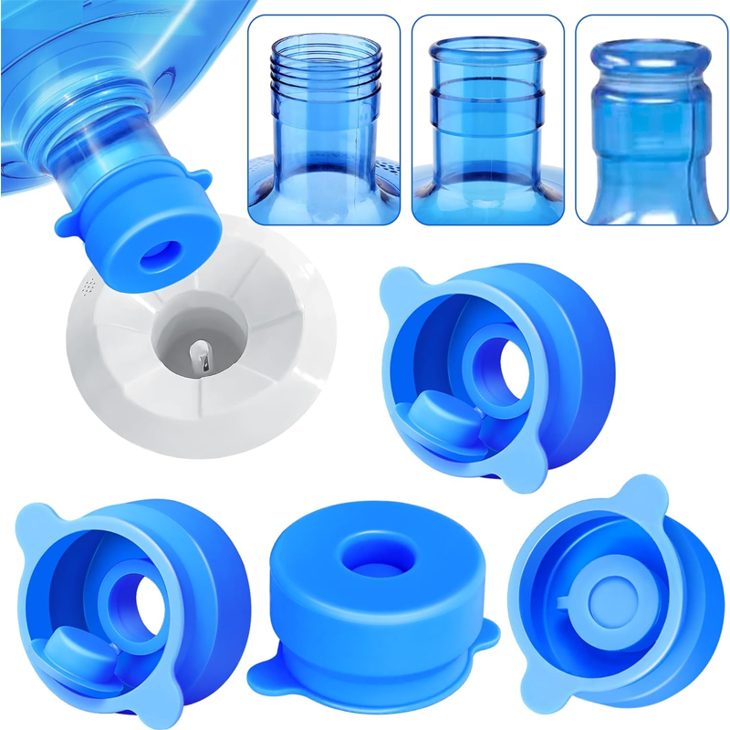 Personalized Reusable Silicone Water Jug Bottle Cap Cover Lids Suppliers2