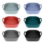 Personalized Silicone Air Fryers Liner Basket With Handle in Bulk Order Manufacturers2
