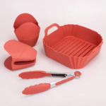 Personalized Silicone Air Fryers Liner Basket With Handle in Bulk Order Manufacturers3