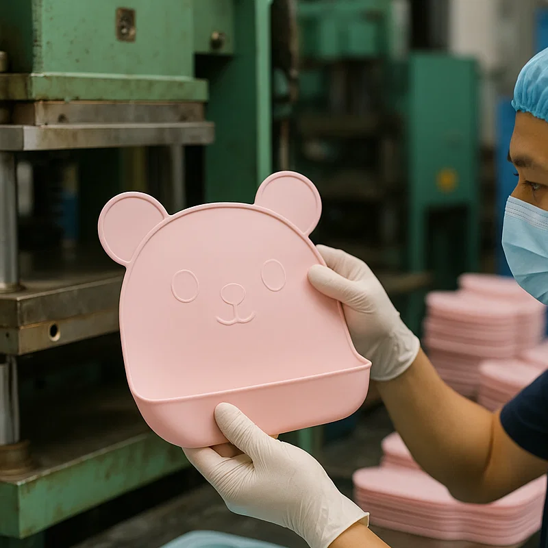 What Steps Ensure High-Quality Production of Custom Silicone Baby Placemats at Milosilicone11