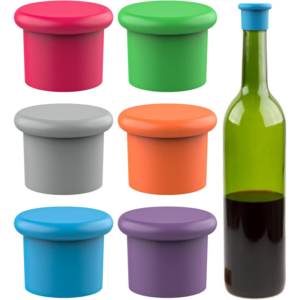 Custom Reusable Silicone Wine Seal Cover Stoppers for Wine Bottles Applications Manufacturing 1