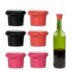 Custom Reusable Silicone Wine Seal Cover Stoppers for Wine Bottles Applications Manufacturing 3