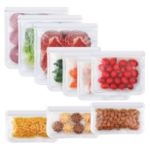 Customized Reusable BPA Free Silicone Food Storage Bags in Bulk Order Manufacturing2