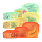 Customized Reusable BPA Free Silicone Food Storage Bags in Bulk Order Manufacturing3