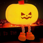 Customized Silicone Pumpkin Night Light for Halloween Decorations and Gift Promotion Manufacturing 3