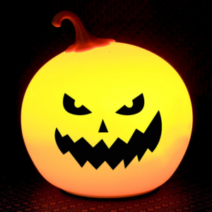 Customized Silicone Pumpkin Night Light for Halloween Decorations and Gift Promotion Manufacturing 4