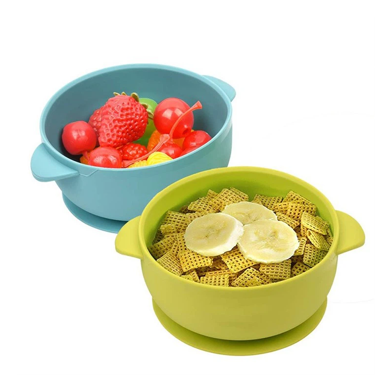 OEM Soft & BPA-Free Silicone Baby Bowls for Kid Training Factory4