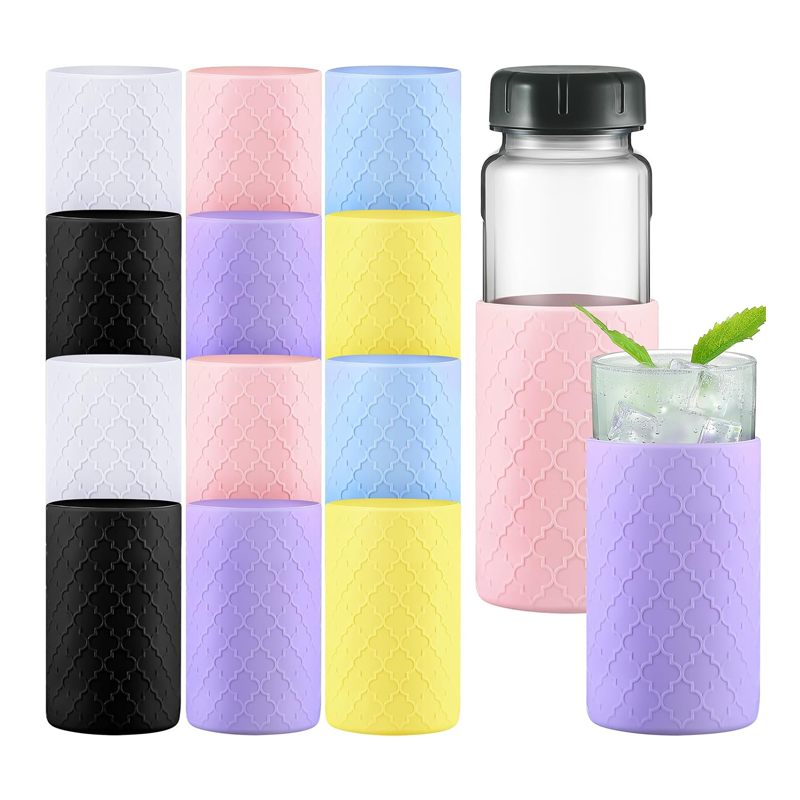 Custom Silicone Bottle Cover Sleeve for Glass Water Bottle in Bulk Order Factory4