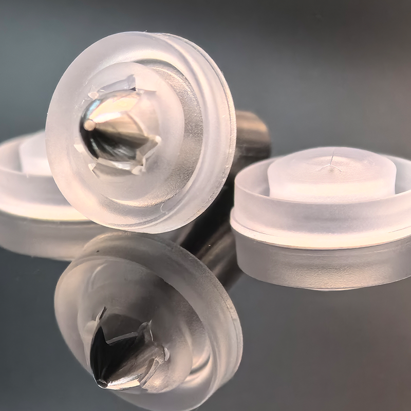 Custom 9.6mm Food Grade Leak-Proof Liquid Silicone One-Way Valves for Plastic Water Enhancer Bottle Factory4