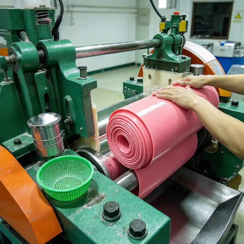 Material mixing for infant pacifier