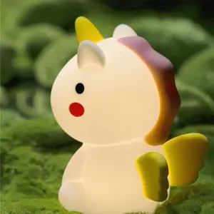 Silicone Unicorn Night Light Lamp